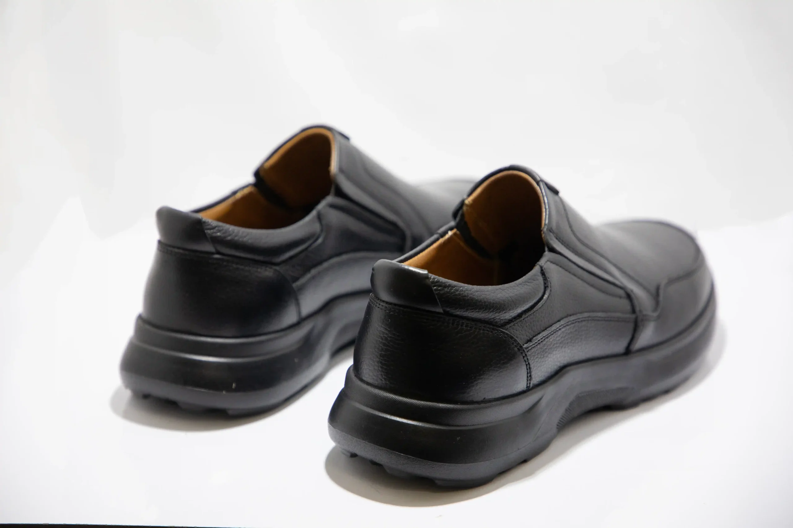 کفش چرم طبیعی اسپرت راحتی مدل wide toe با زیره EVA - تصویر 9